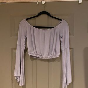 Lilac Off The Shoulder Top
